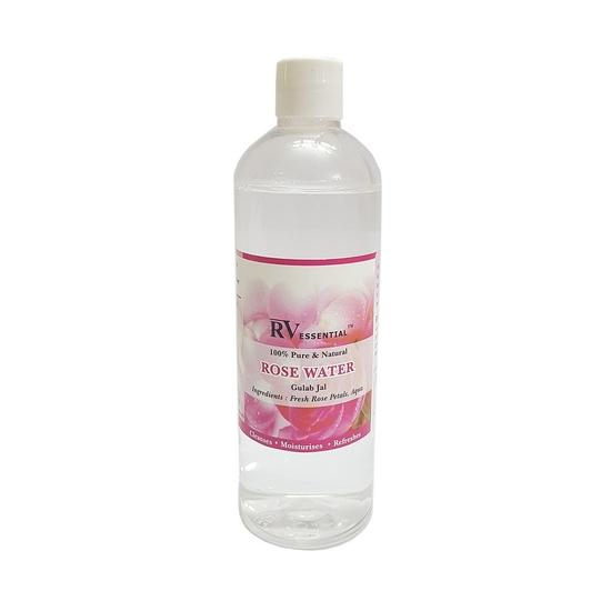 R V Essential Eau de Rose Pure/Gulab Jal 200ml- (100% pur et naturel)