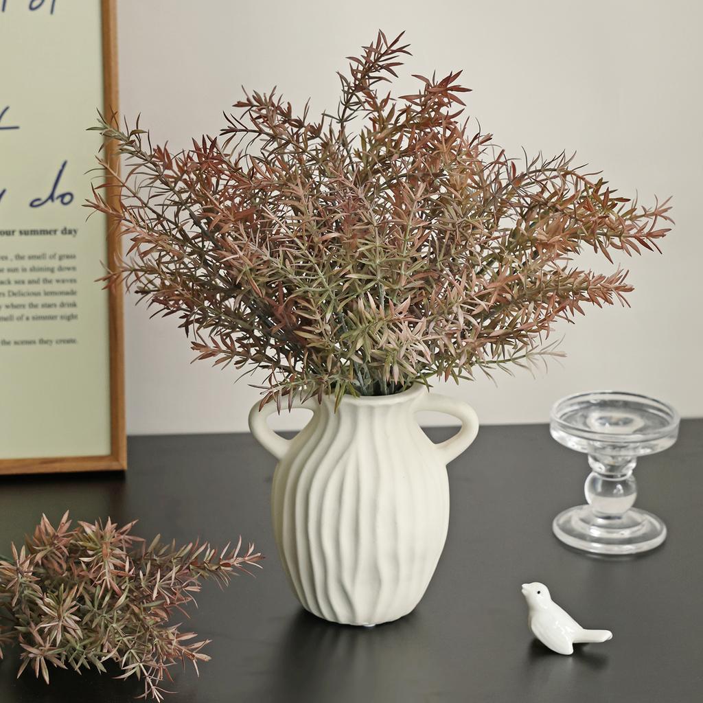 Artificial Plant Melaleuca Bracteata Festival Wedding Outdoor Garden Yard Decora DIY Gifts Flower Wreath Dining Table Door Props