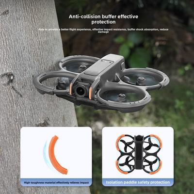 Applicable To DJI Avata 2 Blade Protective Cover, Propeller Anti-collision Ring Protective Cover Drone Protection Accessories