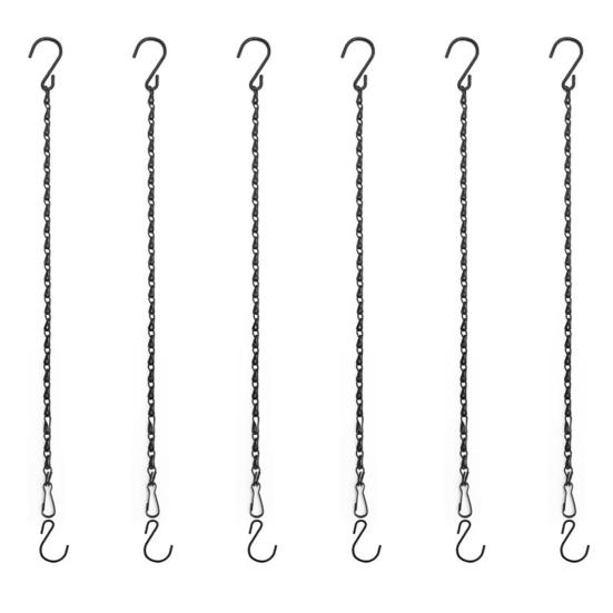 

45820 шт. Цепь для подвешивания растений Металлические цепи с крючками в форме буквы S S 6pcs