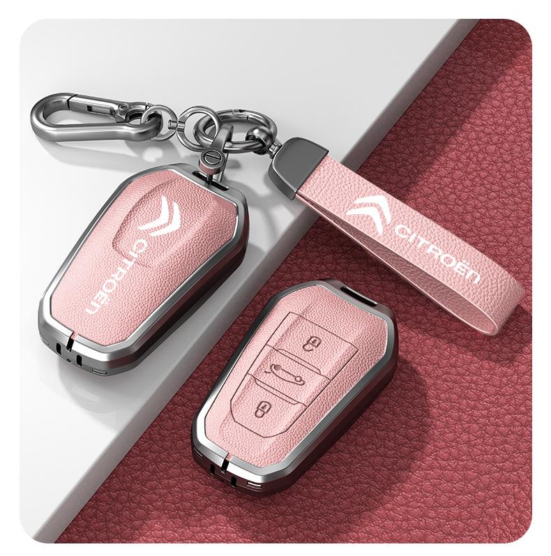 Car Key Cover & Buckle for Citroen C3XR, C4L, Tianyi, C5, C4 Sega, Elysee, C6 Models