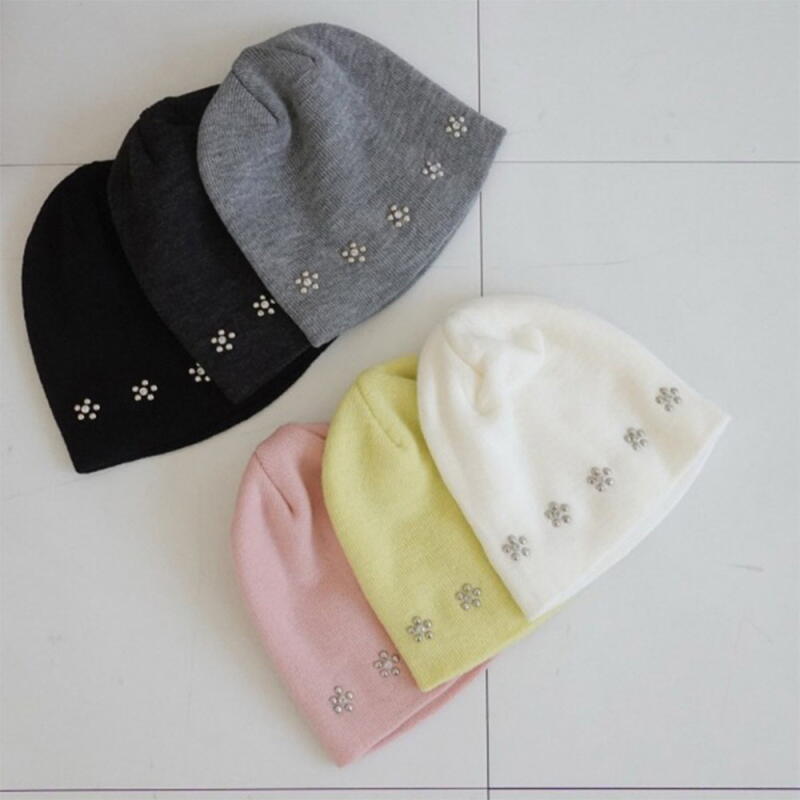 Women s Cute Knit Beanie Hat C8404_Pink