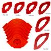 6-piece Set Woodworking Trimming Machine Round Corner Template Straight Bevel R/C Corner Trimming Positioning Flip Template