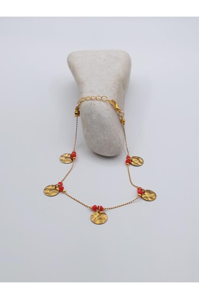 Den svatého Valentýna dárek k narozeninám Ručně vyráběné etnické Autentické hippie bohémské módní šperky na kotníky