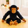 Nouvelle Décoration Accompagne 1 Pièce 50cm Peluches Orang-outan Noirs Douces Peluches Dessin Animé Singe Poupée Oreiller Câlin Pour Cadeaux d'Anniversaire