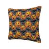 Halloween Kürbis und Fledermaus Horror Kissenbezug Bedruckter Polyester Kissenbezug Dekokissenbezug Zuhause Quadratisch ''