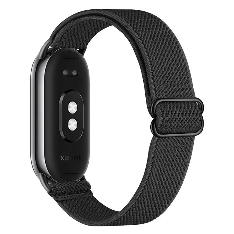 Braided Strap for Xiaomi Mi Band 8 Elastic Nylon Solo Loop Adjustable Watchbands Replacement Correa Bracelet for Miband 10/9/8