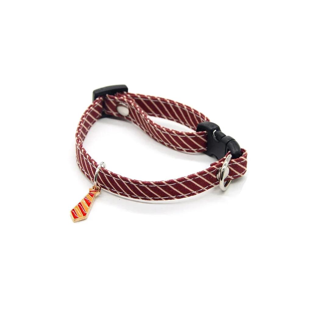 Niedliches Halsband für Haustiere mit Glocke für kleine Hunde, Welpen, Kätzchen, Sachen, Zubehör, verstellbares Katzenhalsband mit Pfotenabdruck und Sicherheitsverschluss