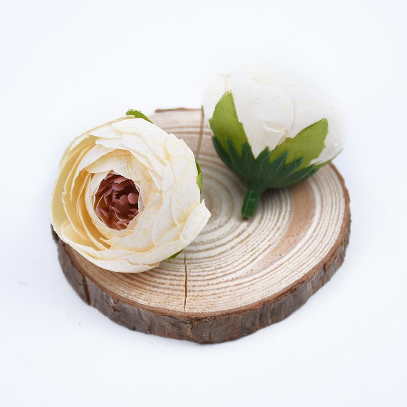 10pcs Artificial Flowers for Home Decoration Fake Plastic Flowers Christmas Garlands DIY Gifts Scrapbooking Silk Tea Roses