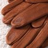 Multicolor Women Winter Keep Warm Touch Screen Suede Solid Simple Style Gloves Add Velvet Inside Not Bloated Prevent Cold