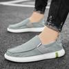 Men Canvas Shoes Fabric Fashion Causal Men Shoes for Men Driving Shoes Soft Comfortatble Man Footwear Lightweight Casual