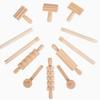 12Pcs Set Safe Eco Friendly Clay Dough Tools DIY Hand Crafted Pressed Clay Toys  Pretend Utensils