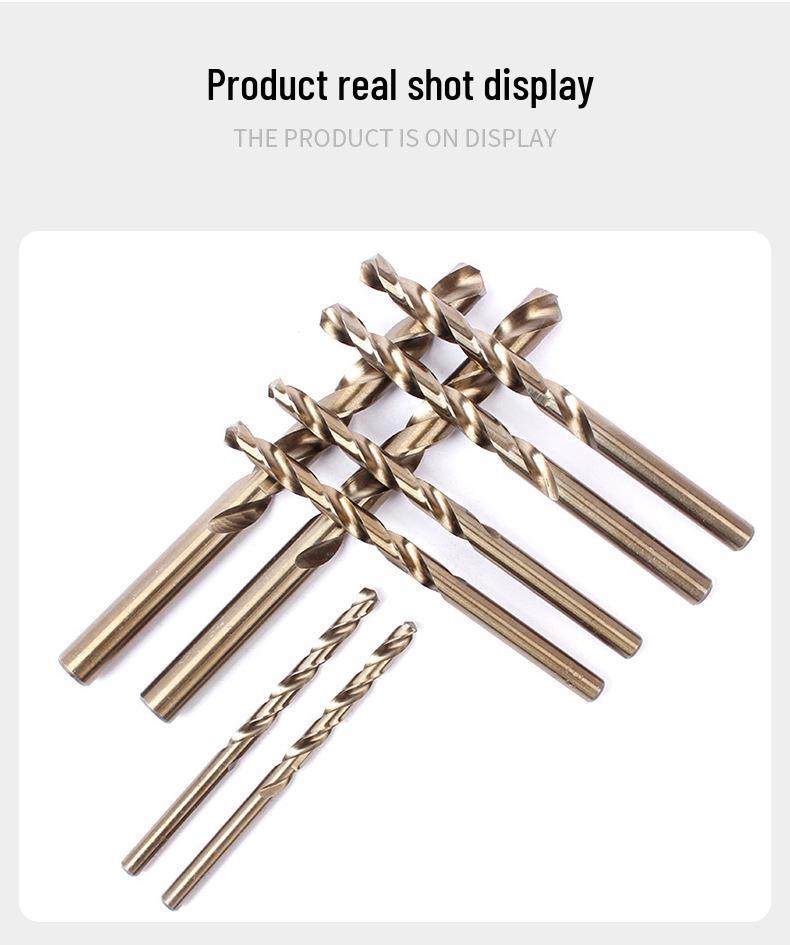 13-Piece Twist Drill Bit Set for Metal, Wood, Stainless Steel, 1-10mm Multifunctional Power Drill Heads