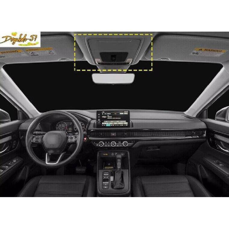 Silver Matte Front Reading Lamp Frame Cover Trim 2X For Honda CRV CR-V -2024