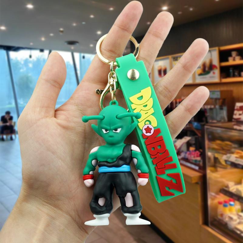 

Креативный резиновый брелок Dragon Ball Z с персонажами Сайянов, идеальное украшение для машины и сумки Crab