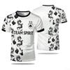 Team Spirit Jersey T-shirt Dota CS GO ESports Game Uniform Heren T-shirt Speler Donk Sportwedstrijd Kleding Fans T-shirts