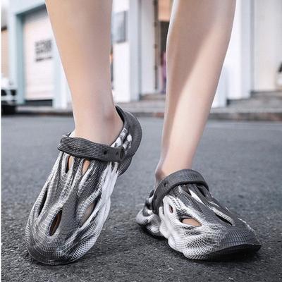 Summer Men's Shoe Outdoor Male Slipper Hole Cheap Shoes Stylish Hot Designer Luxury Liquidation Sale Clappers 2024 Eva Slides