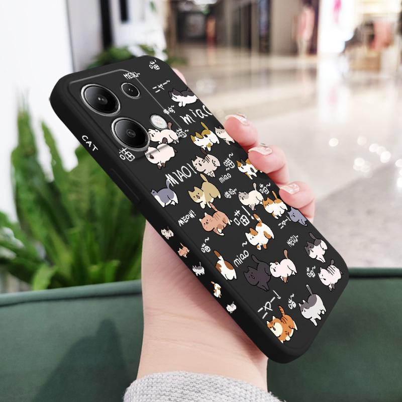 Running Cats Phone Case For Samsung Galaxy S25 S24 S23 S22 S21 S20 Ultra Plus FE S10 Note 20 ultra 10 9 Plus Cover