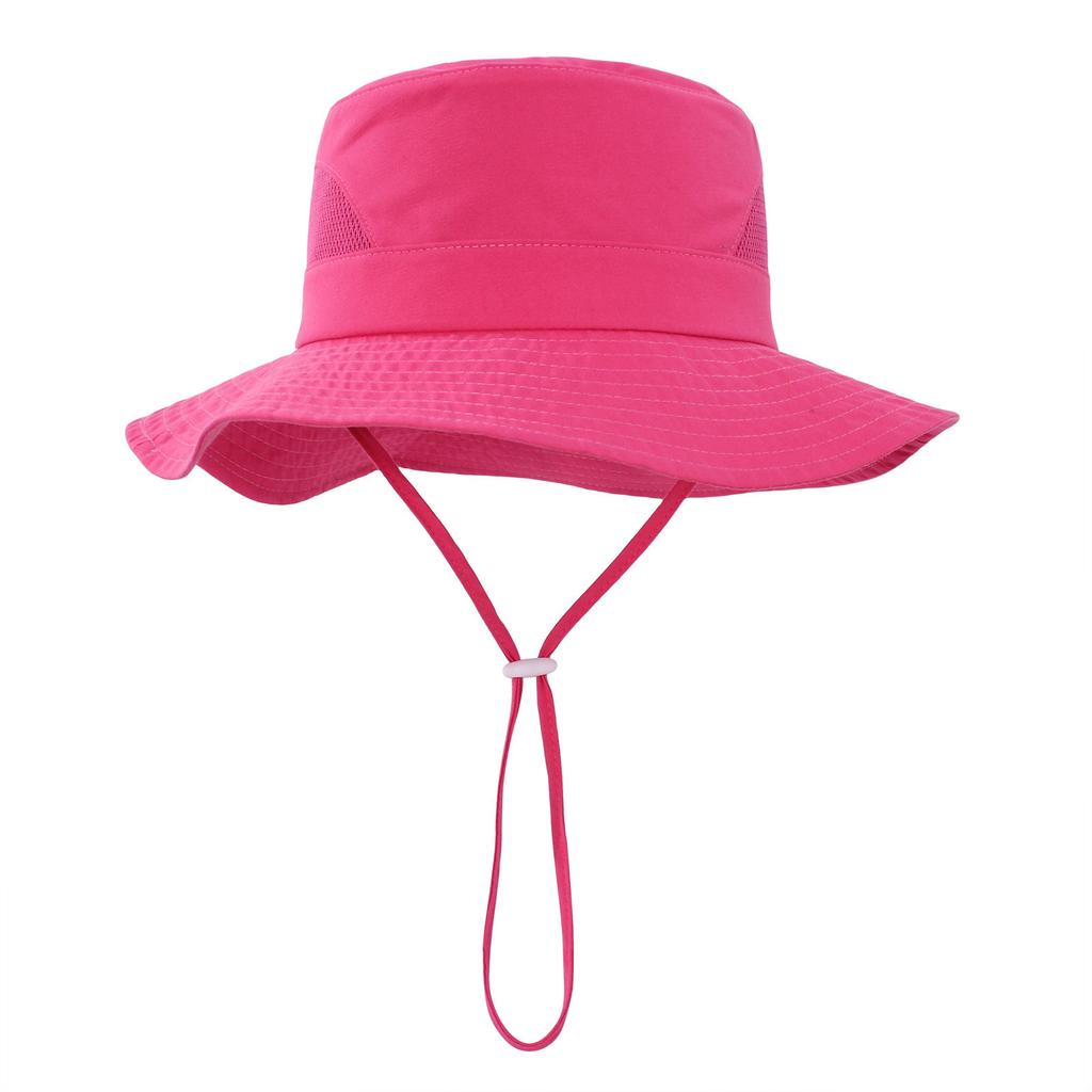 Kids UV Protection Sun Hat 46-54cm Summer Girls Hat Quick Dry Breathable Mesh Beach Boys Cap Children Outdoor Fishing Hat
