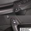 Lcojicep Car Switch Button Trim Compatible with Corvette C6 Z06 ZR1 2005-2013 Door Switch Button Lock Trim Door Switch Button Trim Frame Panel Real