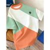 Summer Men's Round-neck T-shirt with 3D Print Colorful Design Breathable Lightweight Casual Fashionable Streetwear Clothing