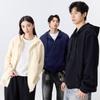 MINISO Japanese Style Casual Hooded Zip-Up Sweatshirt