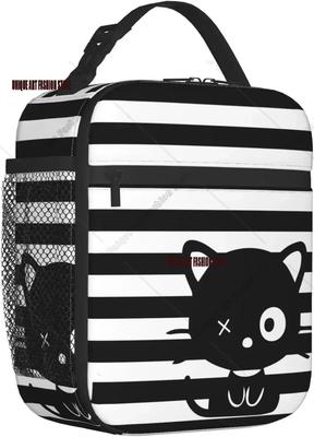 Black Cat Portable Lunch Bag Insulated Lunch Box Reusable Totes for Women Men Work School Picnic Camping