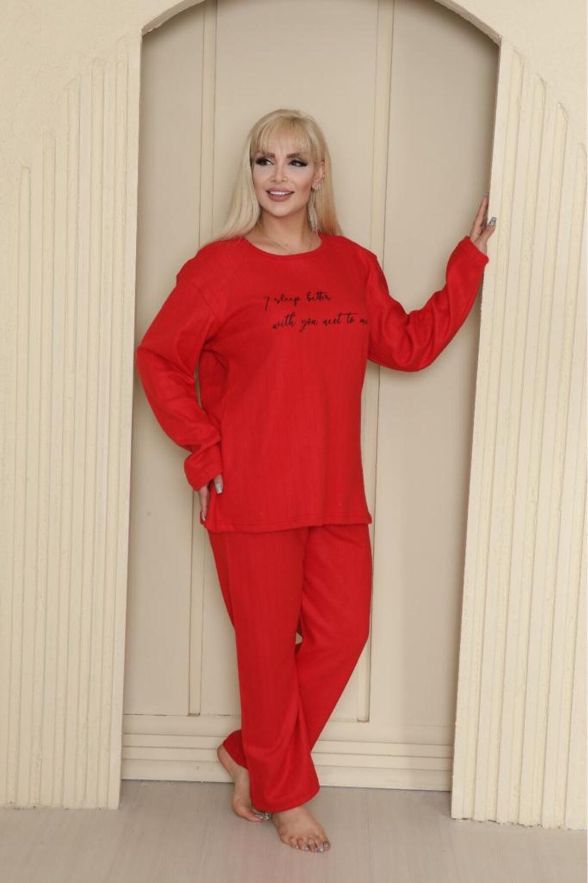 

Women s Style Plus Size Pajama Set Large Size interlock Long Sleeve Pajama Set