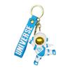 Cartoon Astronaut Charming Keychain Durable Silicone Key Ring For Friends And Family Gifts