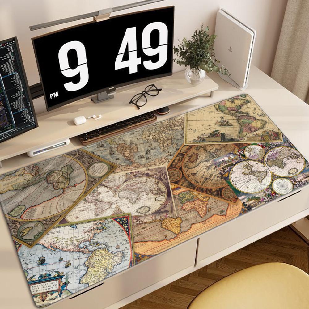 Ancient map of Middle-earth Large Mouse Pad XXL Gaming Desktop Carpet Laptop Desk mat Table Keyboard Accessories Rug 1000×500