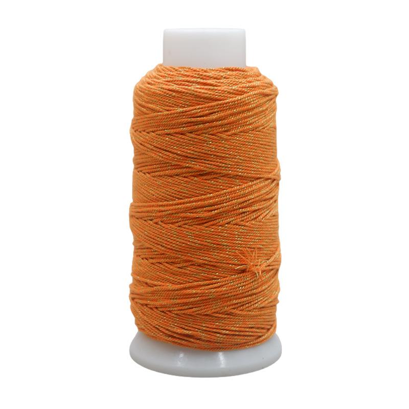 Large Roll 100G Gold Hand Rubbing Cotton Thread 1.0Mm Tibetan Hand Rope Tassel Thread Diy Wenwan Bodhi Special Braided Thread