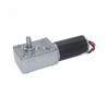 DC12V 24V Powerful Torque Gearmotor Metal Turbo Worm Gearbox Type-D Shaft Reversed Low Speed 70kg.cm Self-Lock Worm Gear Motor