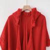 Crochet Top Knitted Hoodie Shawl Wrap Evening Capes Elegant Women Cloak  Travel