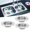 3Pcs Stainless Steel Kitchen Sink Filter Bathroom Sewer Filter Portable StrainersSmall