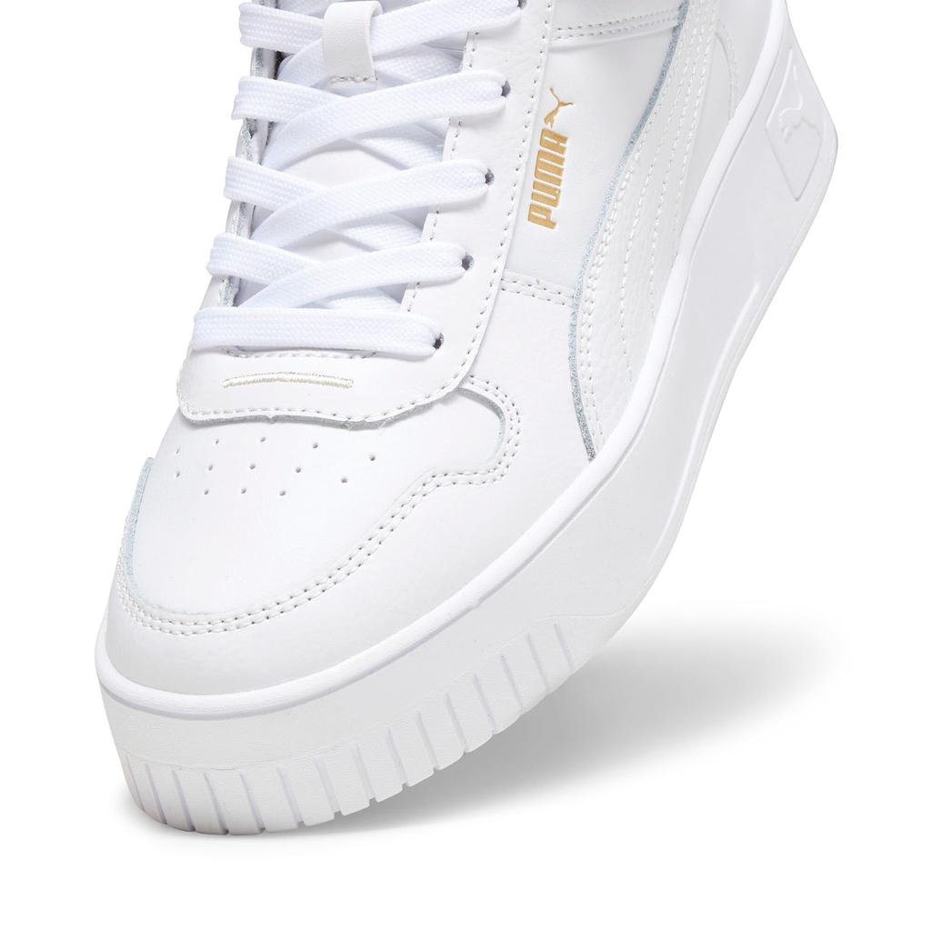 PUMA CARINA STREET MID Platform Sneakers 392337 01 in Puma Women's High-Top White/Gold