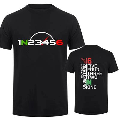 Tshirt for Men Autocycle Motorbike Speedometer Personalized Print Game T-shirts Vintage T Shirts