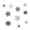 Modern Ceramic Lily Flower Wall Hanging Crafts Home Livingroom TV Background Wall Mural Decoration Hotel Store Wall Ornaments