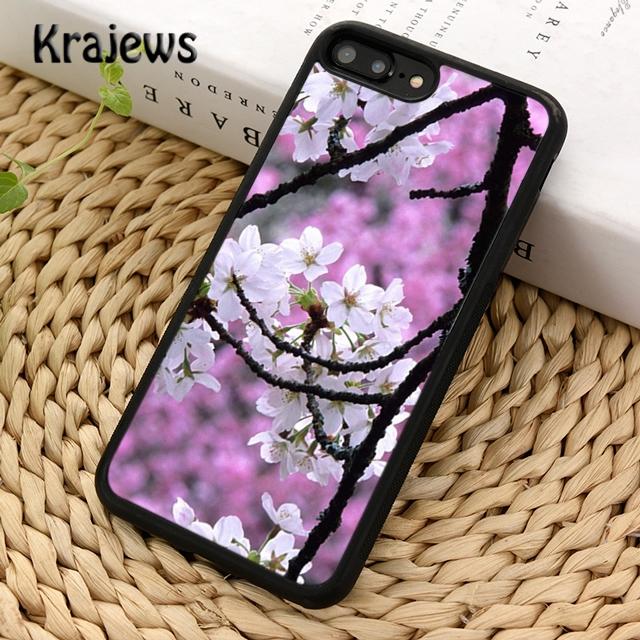 

Krajews Япония Цветок Сакура Чехол для телефона для iPhone 14 5 SE 6s 7 8 plus XR XS 11 12 13 pro max Samsung S21 S22 Plus Samsung S22ultra