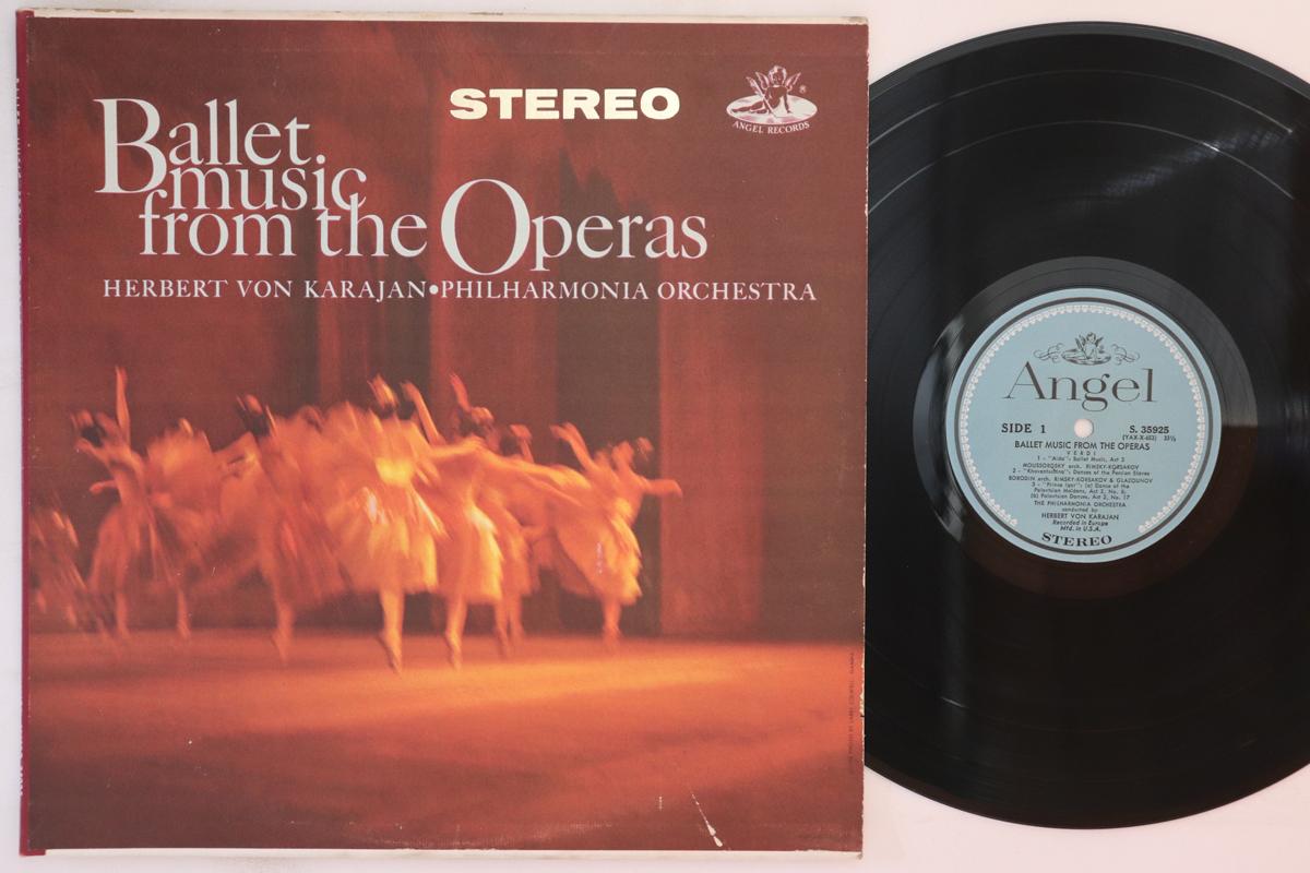 

LP Record HERBERT VON KARAJAN, PHILHARMONIA O - Ballet Music From The Operas S35925 ANGEL 1961 US Classical Used