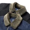 Denim Jacket Men's New Winter Velvet Thickening Loose Large Size Men's Tops Lamb Velvet Cotton Jacket