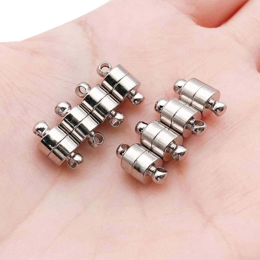 Magnetic Clasps Set: Heart, Cylinder, Sphere - 20 Styles for DIY Jewelry