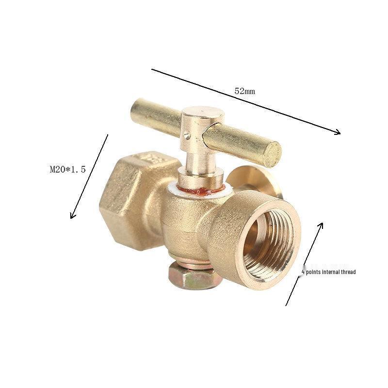 High Pressure Brass Three-Way Plug Valve