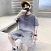 Boys' Summer Two-Piece Outfit Children's Short-Sleeved Street Style Two-piece Set