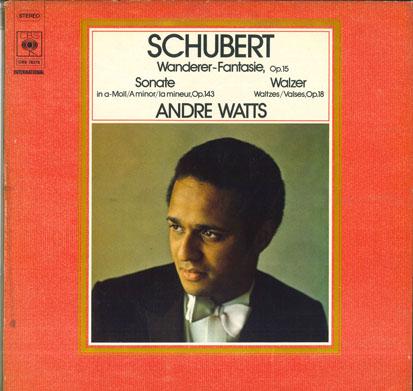 

LP Record ANDRE WATTS Schubert Walzer Op18 D145 Sonat 76375 CBS 1974 Germany Classical Used