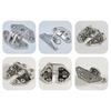 Stainless Steel 316 Marine Hinges 66x71mm with Removable Pin Suitable for Deck Fitting, Boat/Yacht Hardware Installation