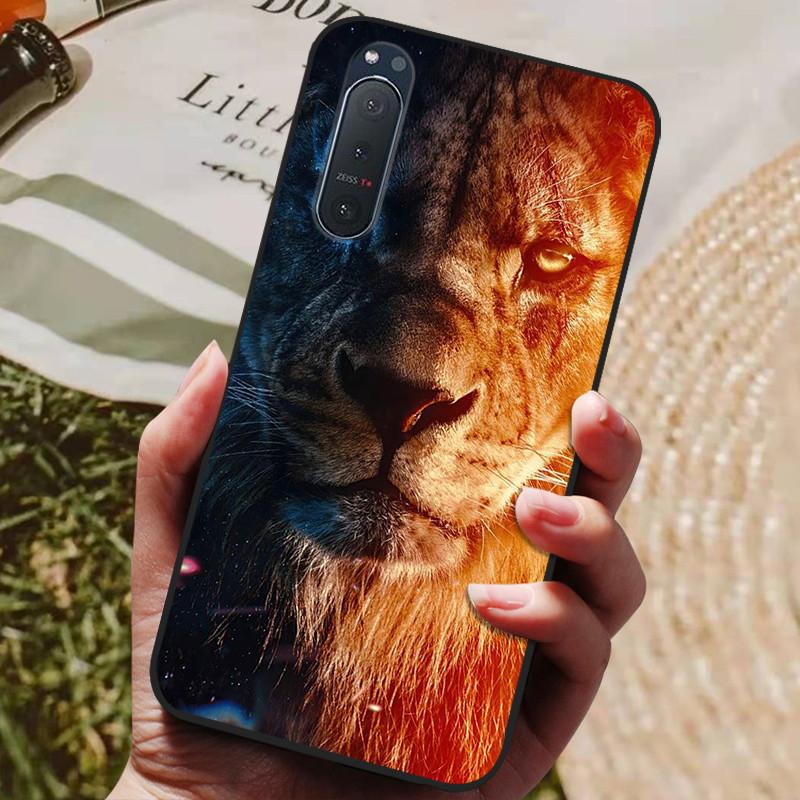Für Sony Xperia 5 II Hülle Silikon Rückseite Handyhülle für Sony Xperia 5 II Hüllen Xperia1 III L4 Weiche Bumper Coque Cool Fundas