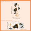 Cartoon Girl Butterfly Squirrel English Wall Sticker Children's Room Home Decoration Pvc Self-adhesive Wall Sticker