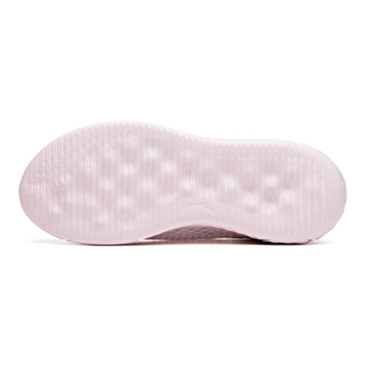 Anta Mesh Slip-On Durable Breathable Low-Top Kids Running Shoes Kids Sneaker Light-Purple A33025556A-6