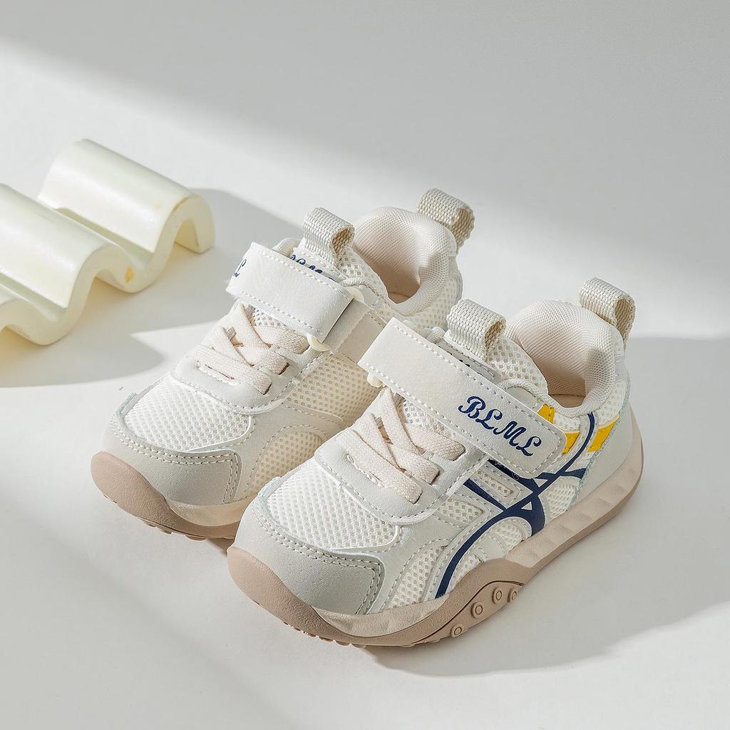 Bramille Kids' 2026 Spring Collection: Lightweight Girls' Running Shoes & Boys' Velcro Sports Shoes.