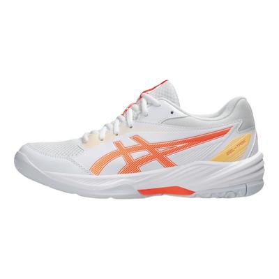 GEL TASK 4 Resistentes a la abrasión Transpirables Soporte Zapatillas de voleibol para mujer Blancas 1072A106-103